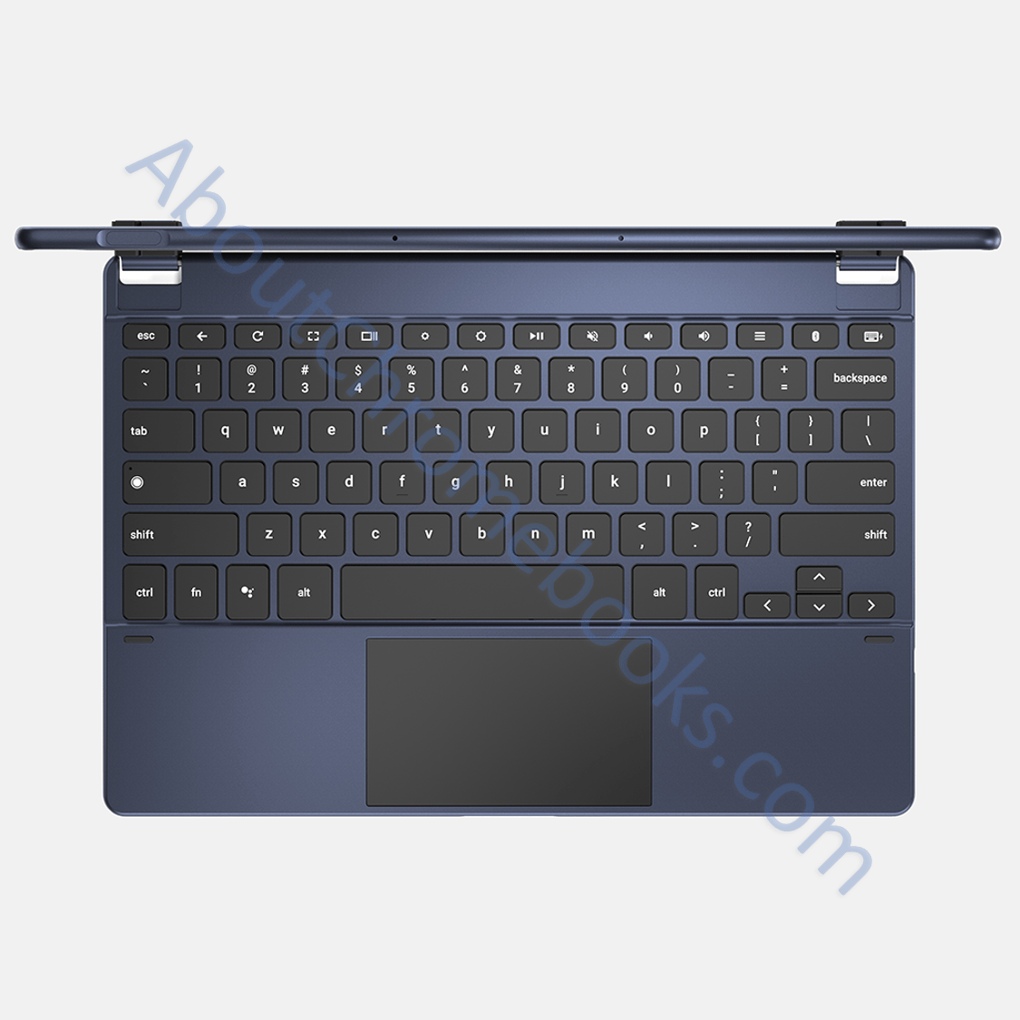 Wallaby keyboard with Chrome tablet top