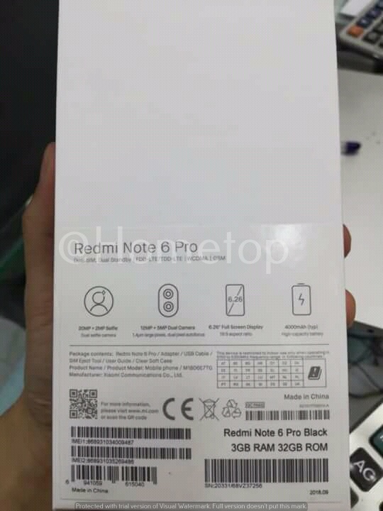Xiaomi Redmi Note 6 Pro : il semble très alléchant 52 WhatsApp Image 2018 09 17 at 11.23.34 PM