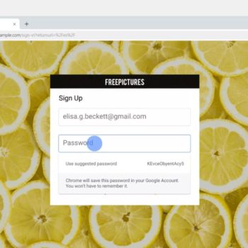 chrome password manager