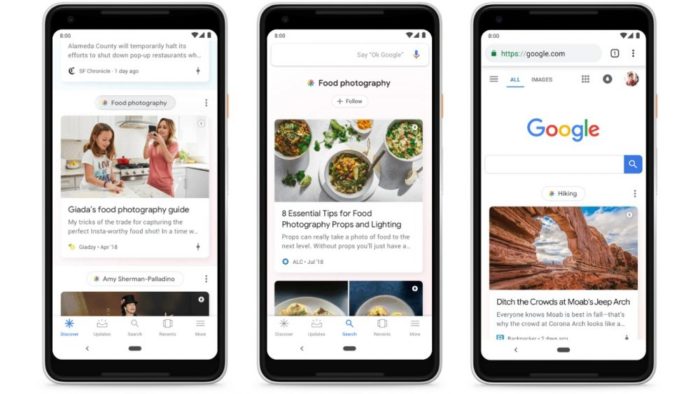 Google Discover : comment obtenir la nouvelle recherche ?