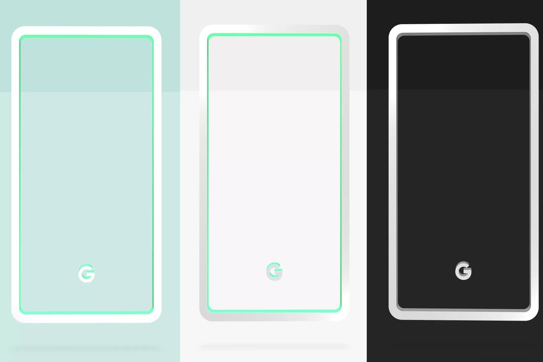 google revele coloris pixel 3 vert menthe blanc et noir 0