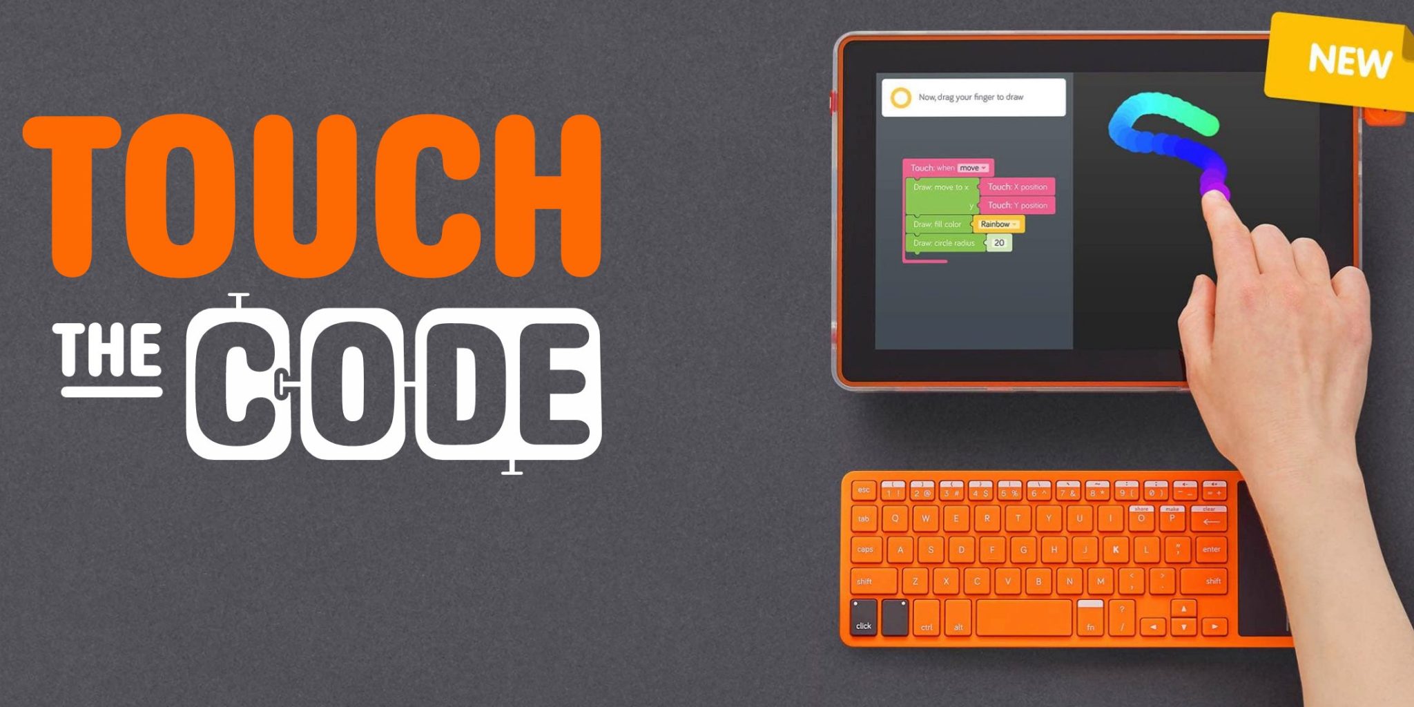 Le Kano Computer Kit Touch permet aux enfants de construire leurs propres tablettes