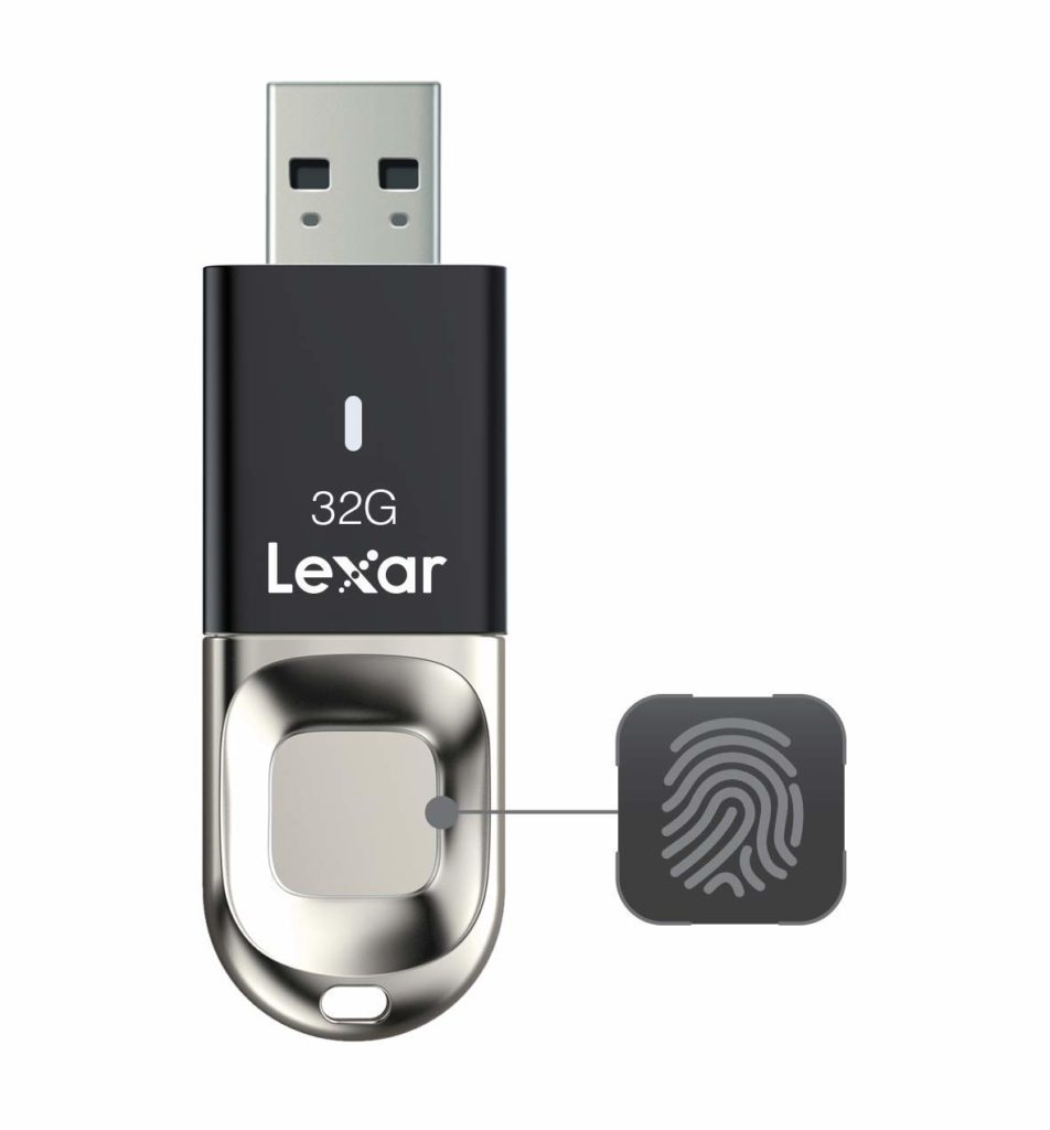 Lexar JumpDrive F35 : une clé USB qui protège vos données avec votre doigt 52 51PF2My1MqL. SL1270