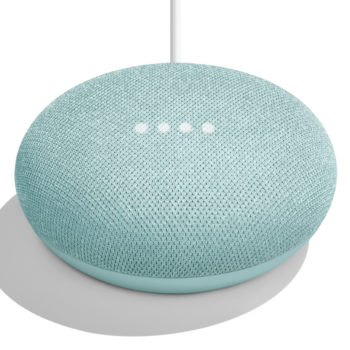 Google Home Mini aqua color 2