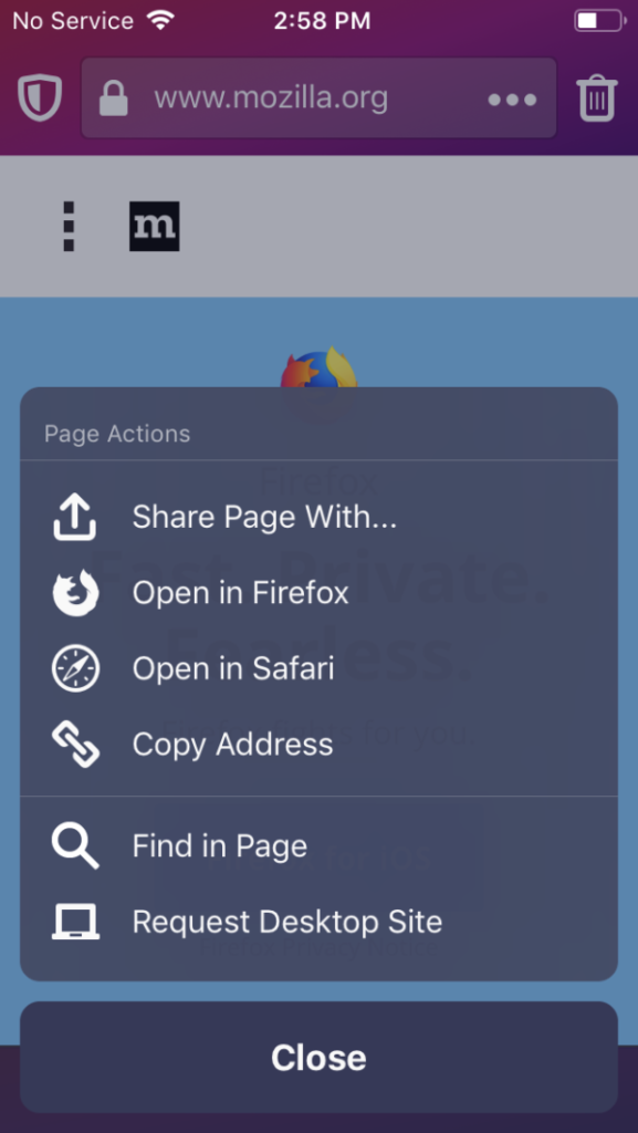 Firefox Focus se dote de nouvelles fonctionnalités et d'une nouvelle conception 58 IMG 0006 600x1065