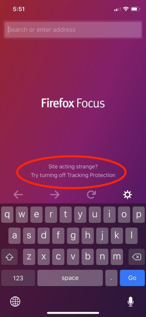 Firefox Focus se dote de nouvelles fonctionnalités et d'une nouvelle conception 55 Startscreen TipsEN 600x1299