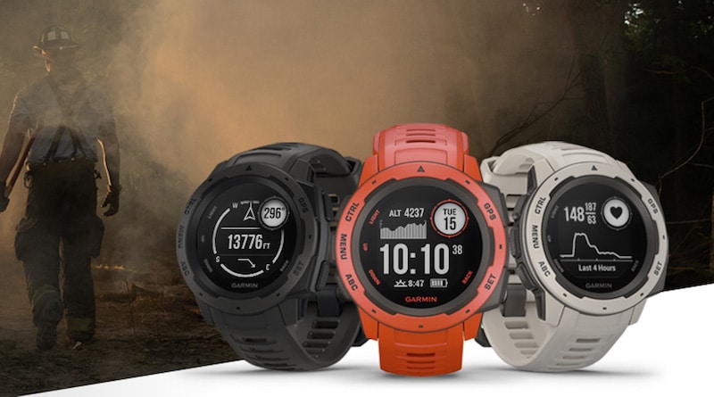 La robuste Garmin Instinct est conçue pour les sportifs
