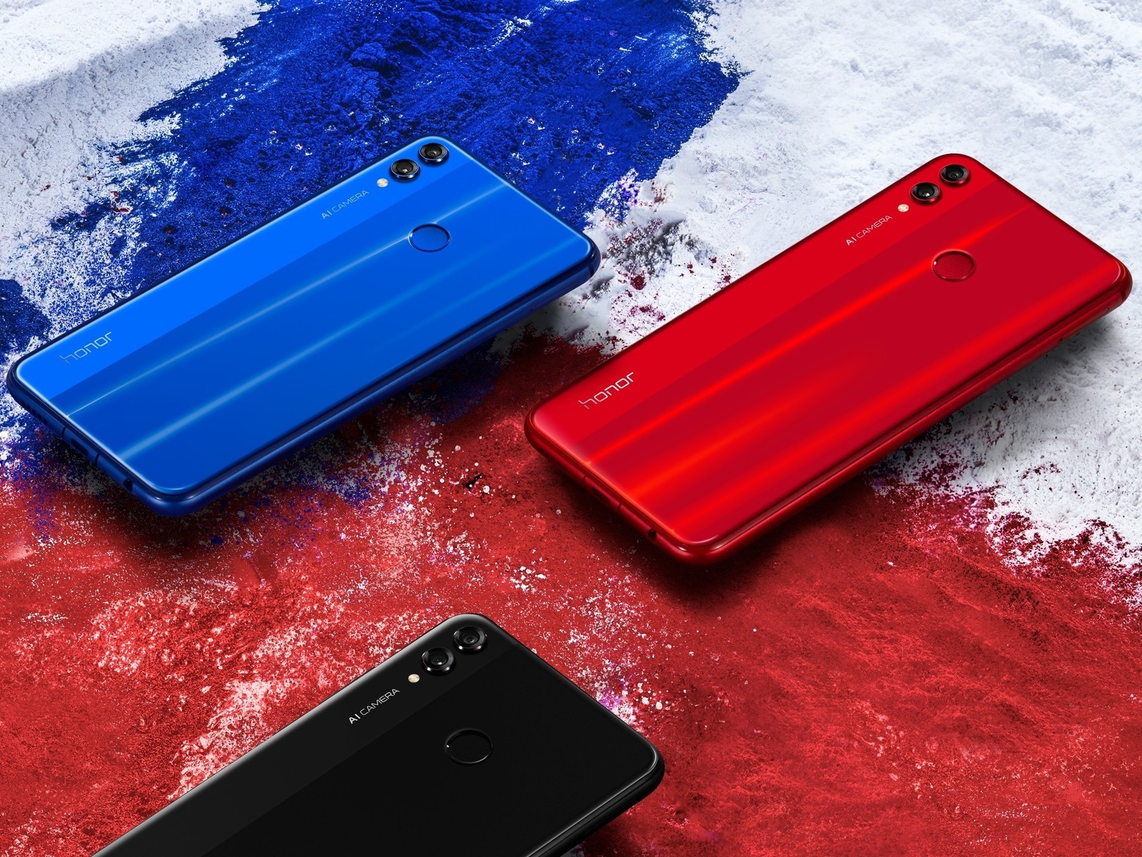 honor 8x red blue black cropped