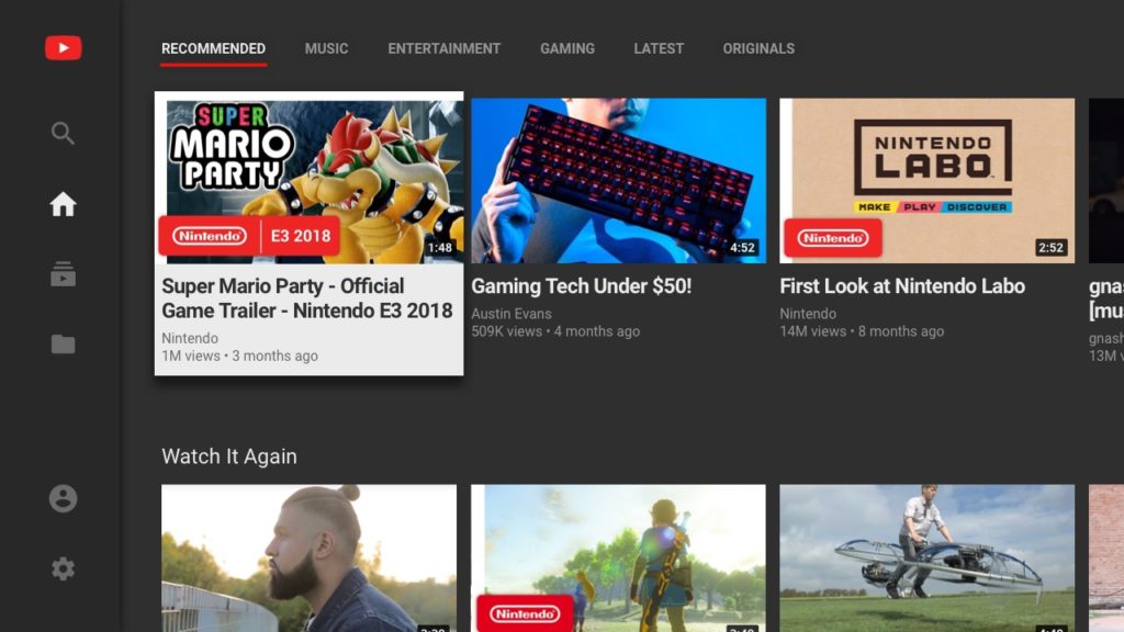 YouTube arrive silencieusement sur la Nintendo Switch 52 NSwitchDS YouTube 01 enGB