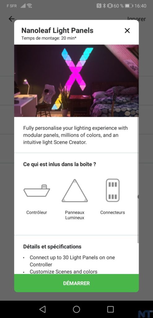 Test du Nanoleaf Rhythm : des panneaux lumineux qui répondent à la voix 22 Nanoleaf Screen 14