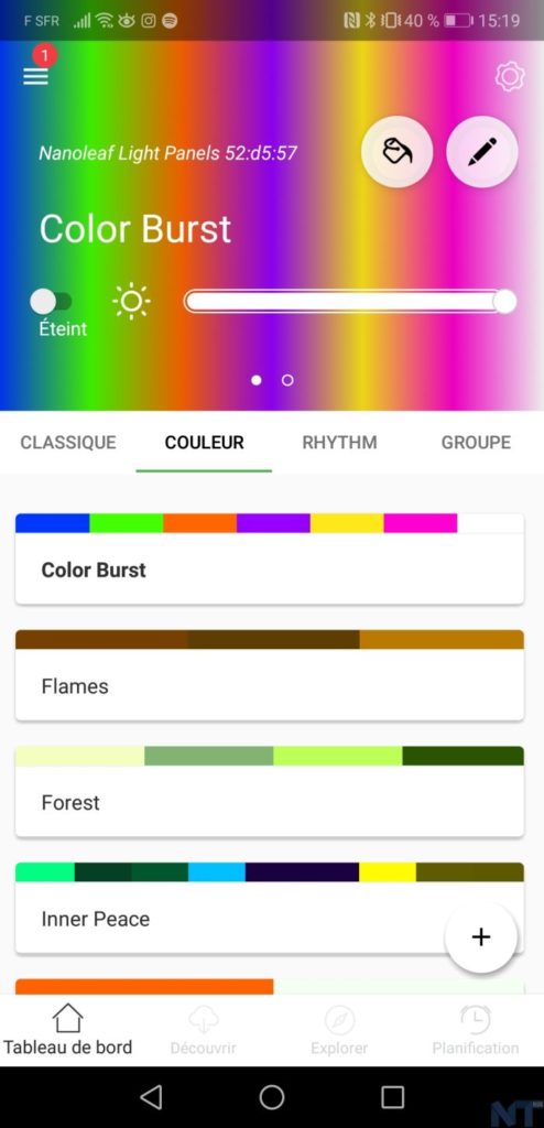 Test du Nanoleaf Rhythm : des panneaux lumineux qui répondent à la voix 23 Nanoleaf Screen 9