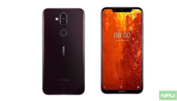 Nokia 8.1 back front