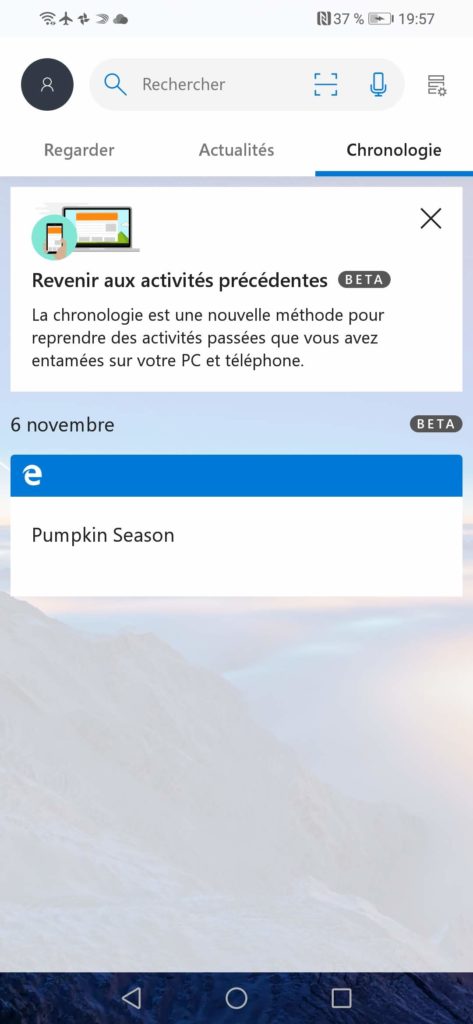 Microsoft Launcher 5.0 pour Android publié avec la prise en charge Windows Timeline 54 Screenshot 20181112 195746