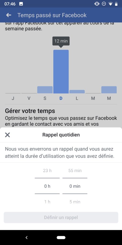 Comment vérifier combien de temps vous passez sur Facebook et Instagram 47 Screenshot 20181121 074652