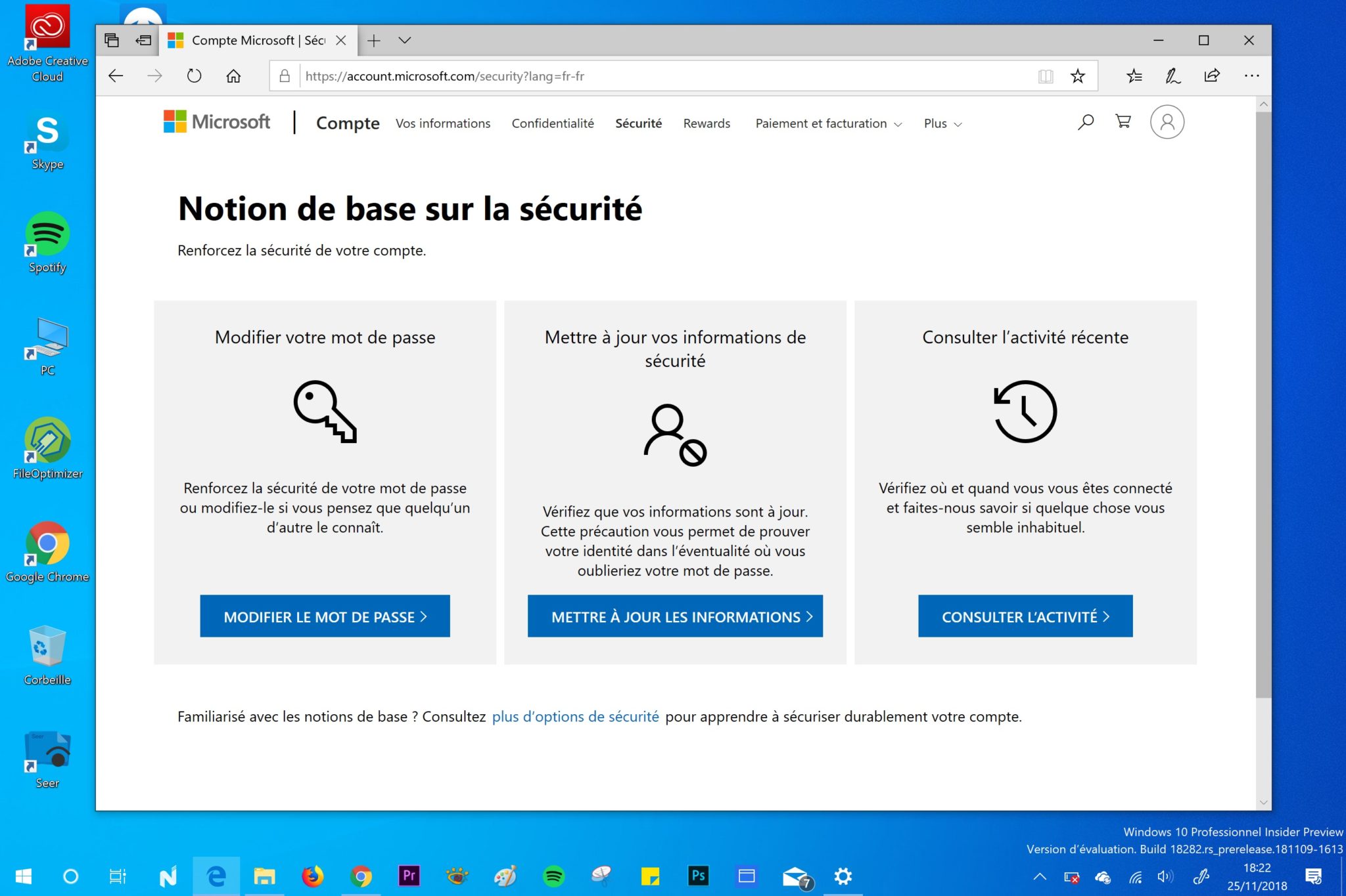 comment se connecter compte microsoft avec cle securite ou windows hello 2