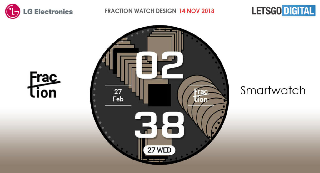 Les brevets de LG annoncent cinq nouveaux cadrans de montres 64 lg fraction watch
