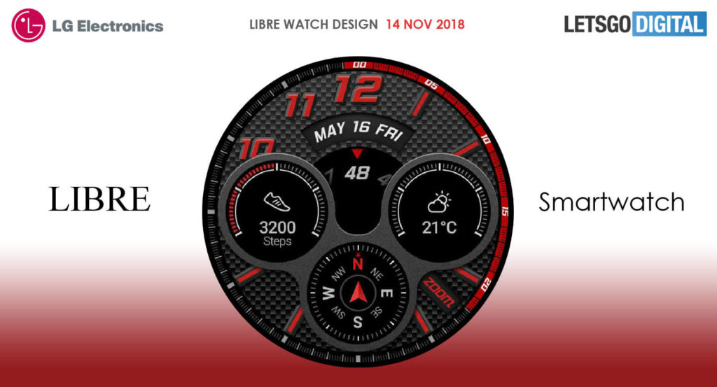 Les brevets de LG annoncent cinq nouveaux cadrans de montres 67 lg libre sport watch