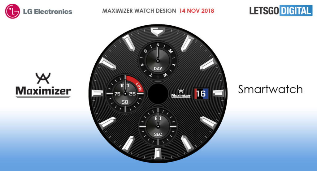 Les brevets de LG annoncent cinq nouveaux cadrans de montres 65 lg maximizer smartwatch
