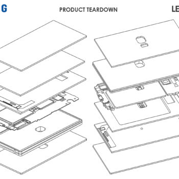 samsung smartphone met sensoren onder display