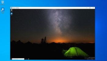 Windows Sandbox Screenshot open