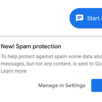 google messages spam protection1