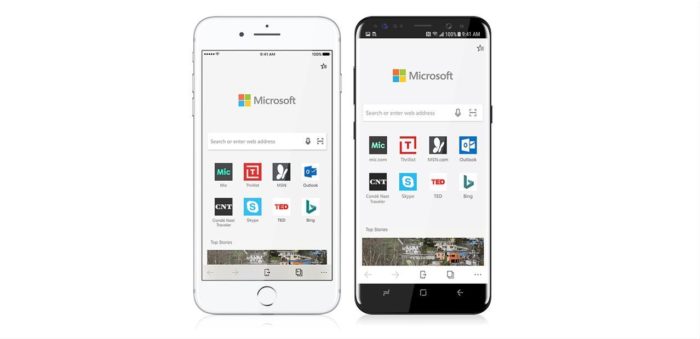 Microsoft Edge commence à signaler les fausses informations sur iOS et Android