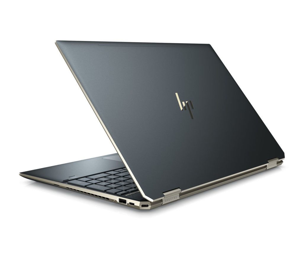 CES 2019 : HP lance un Spectre x360 avec un écran OLED de 15 pouces 52 HP Spectre x360 15 back facing in poseidon blue