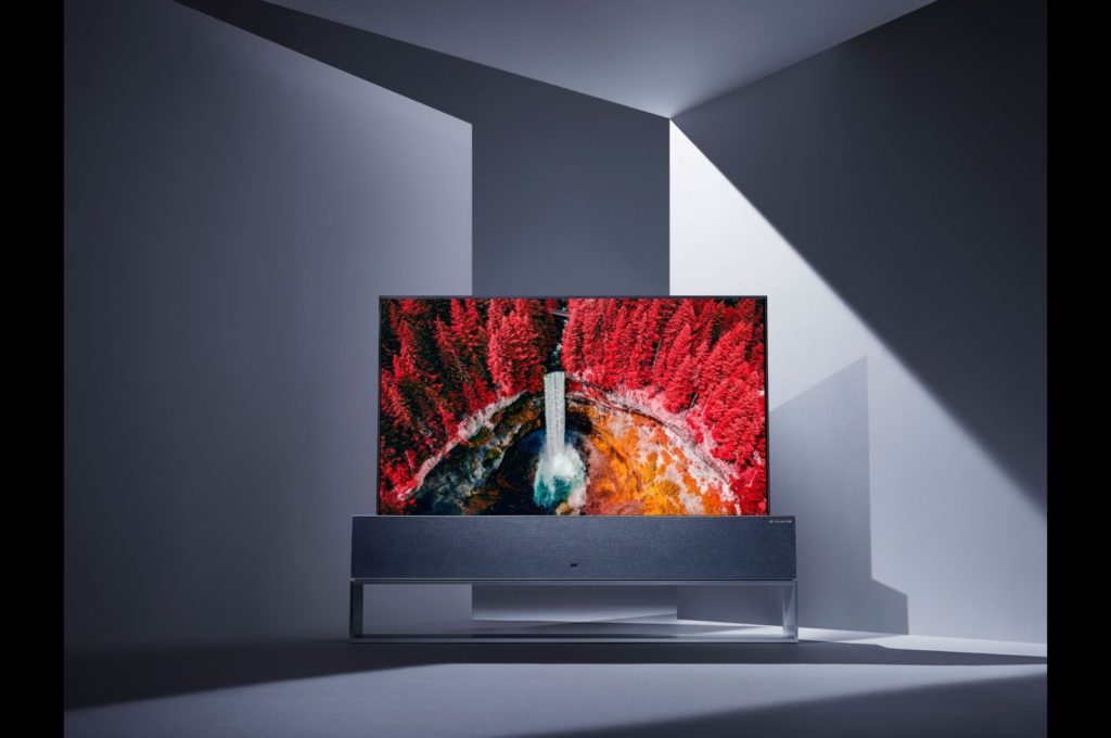 CES 2019 : LG lance un téléviseur OLED enroulable avec un écran 4K flexible 41 OLED TV R 4