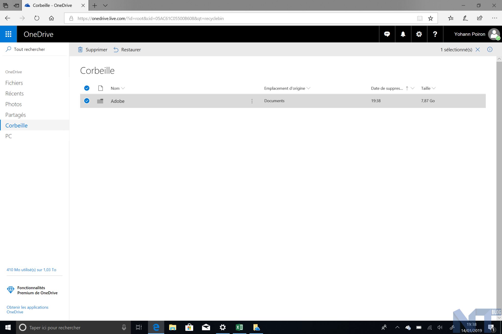 OneDrive recovery 2