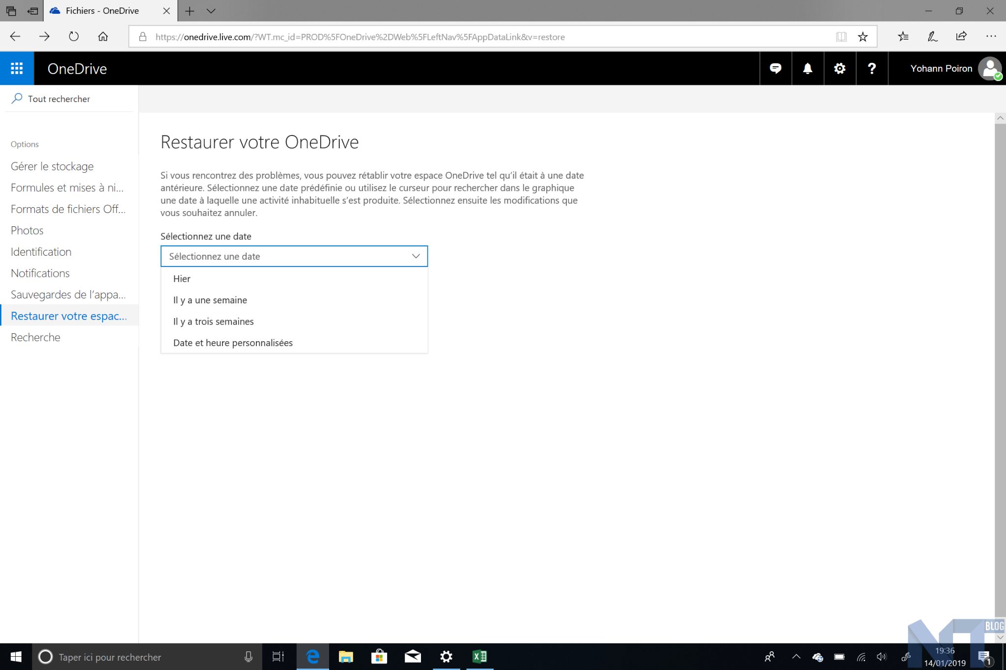 OneDrive recovery 3