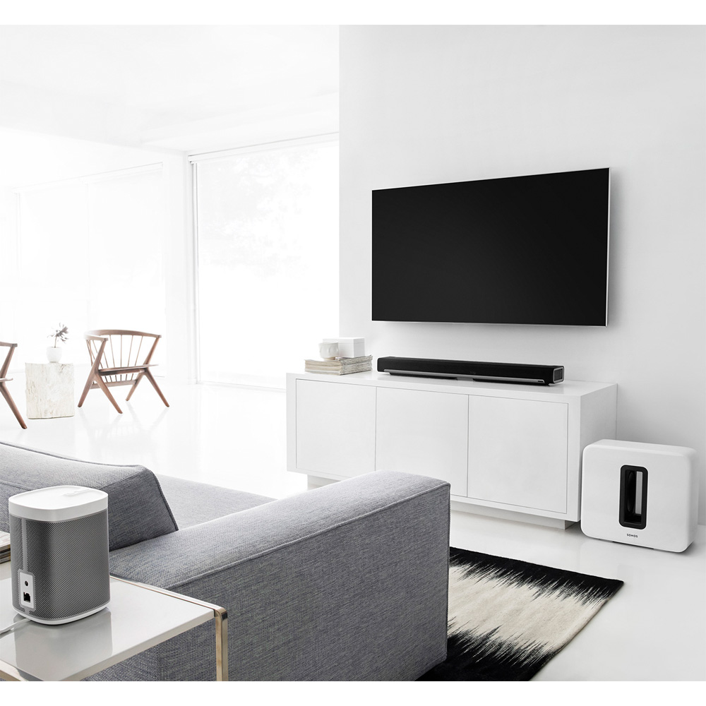 Sonos SUB White wide Sydney Hi Fi Castle Hill