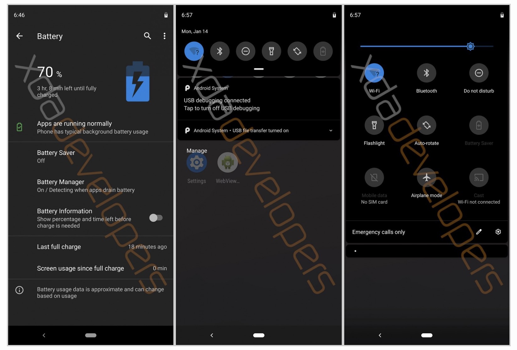 android q premieres fonctionnalites revelees notamment mode sombre 2