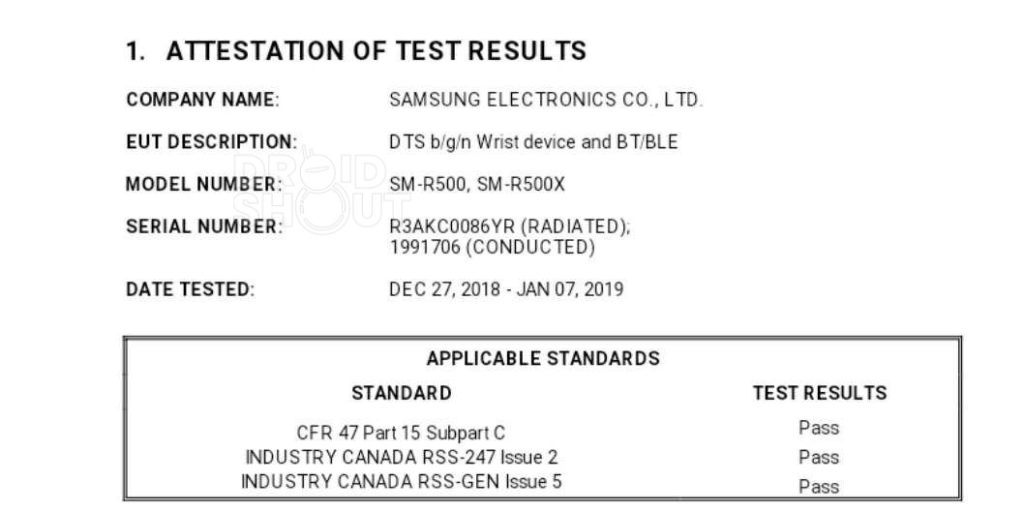 La Samsung Galaxy Sport apparaît en ligne avant son lancement 51 screenshot 20190123 121619 01