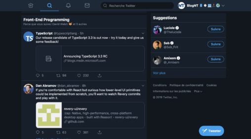 twitter deploie nouvelle interface web 3