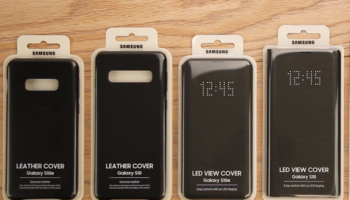 Official Samsung Galaxy S10 cases show up in hands on video