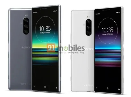 Sony XPeria 1 grey and silver