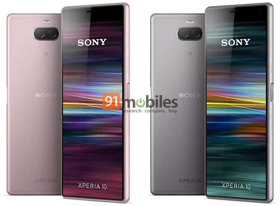 Sony Xperia 10 renders