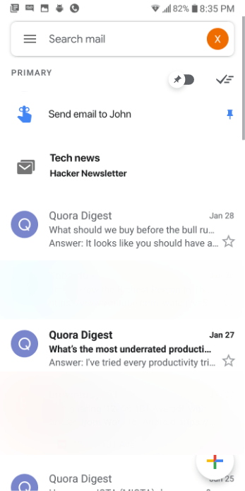 google inbox features in gmail