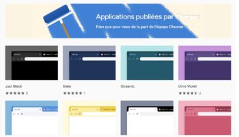 google lance themes pour chrome