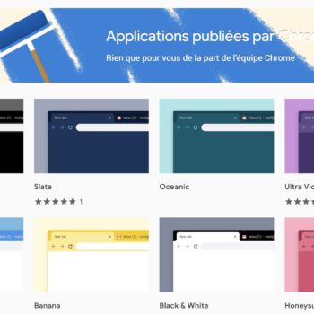 google lance themes pour chrome