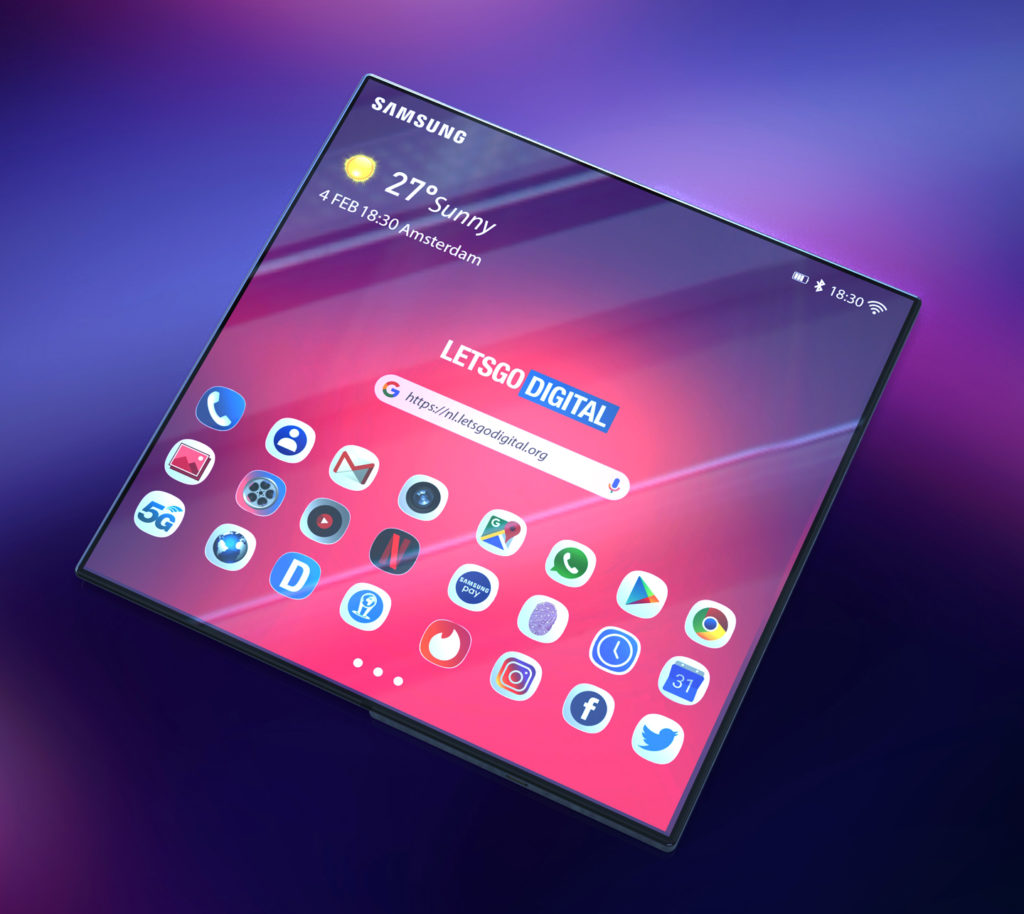 Si le futur smartphone pliable Galaxy F ressemble à ça, c'est alléchant 54 opvouwbare galaxy smartphone