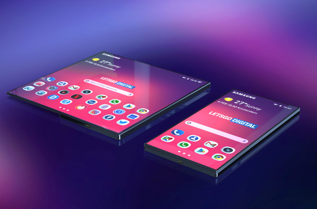 Si le futur smartphone pliable Galaxy F ressemble à ça, c'est alléchant 53 samsung smartphone opvouwbaar model