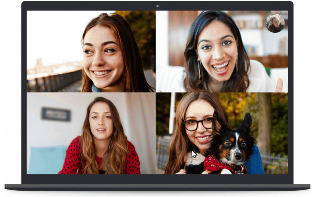 skype blur