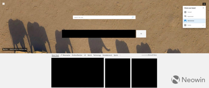 Quelques captures d’écrans de Microsoft Edge basé sur Chromium