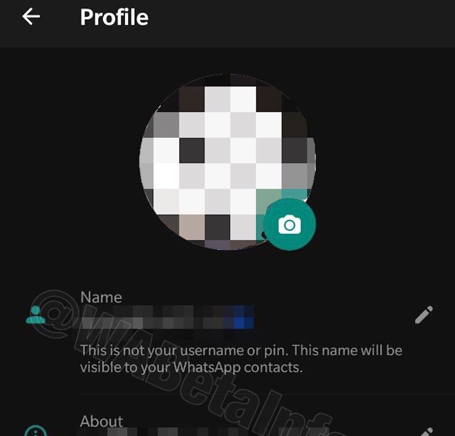 PROFILE DARK MODE