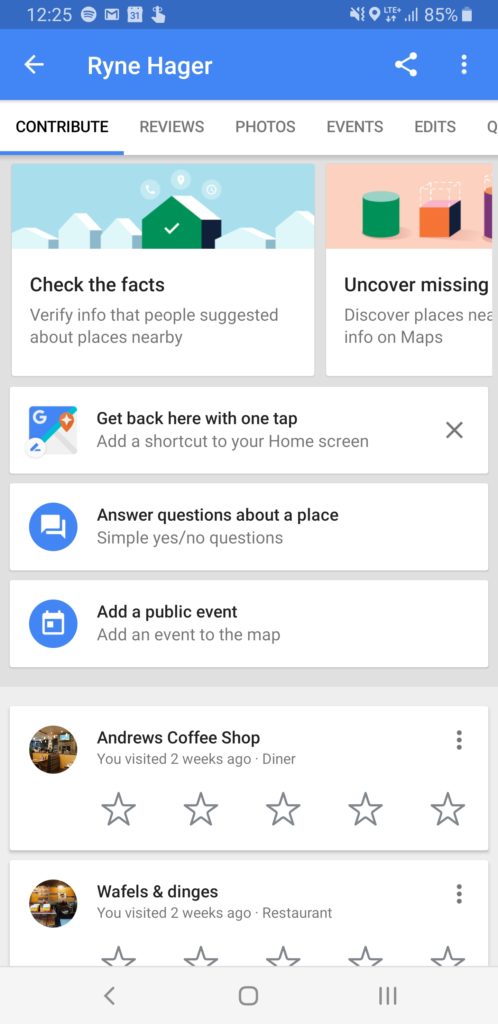 Google Maps sur Android permet d'ajouter des événements publics 51 Screenshot 20190322 122515 Maps