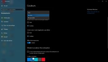 Windows 10 mode sombre 1