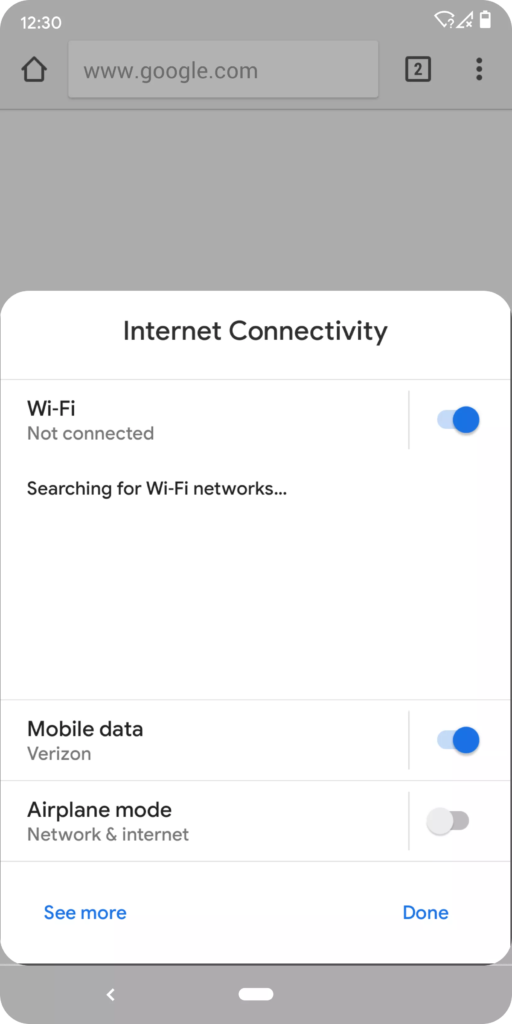 android q connectivity