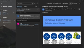 microsoft lance mode sombre pour son application mail sur windows 10 1