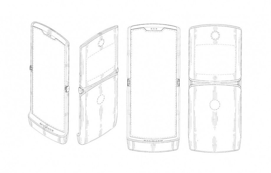 motorola razr 2019 foldable patent image